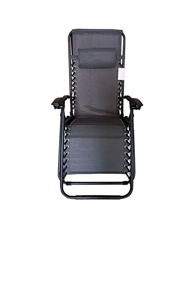 Genel Markalar Metal Pozisyonlu Koltuk Şezlong Siyah Garantili