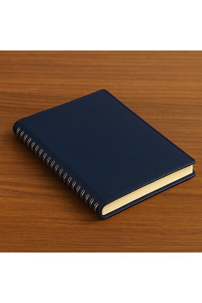 nesnelgift Дневник за 2026 г. с термична кожена корица, датиран, скрита спирална подвързия Y35