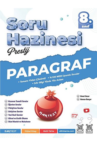 Nartest Yayınları Nartest 8.Sınıf LGS Prestij Paragraf Soru Bankası
