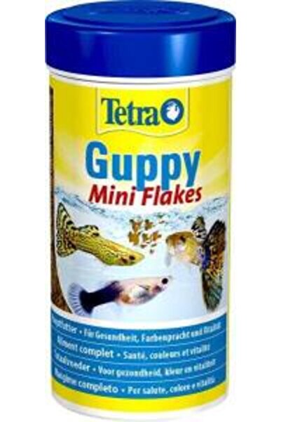 Tetra Guppy Mini Flakes 100 ML Skt: 11/2027 Lepistes Balığına özel yem