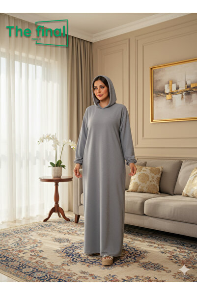 The final touch جلابية عربية مخملية عالية الجودة بتصميم رائع 3X