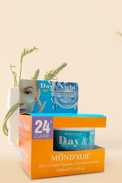 MondSub Blue Copper Peptide + Panthenol Day & Night Cream – 24h Yağ Kontrol &...