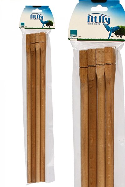 Fit Fly Quik Kuşlar Için Ahşap Tünek 4 Lü Paket