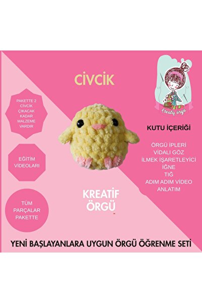 KREATİF TASARIM Civcik Örgü Öğrenme Kiti