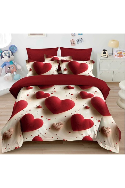 Sonia-home 🛌 Lenjerie de Pat 5D magice~Cearșaf cu Elastic + CADOU Reed Diffu...