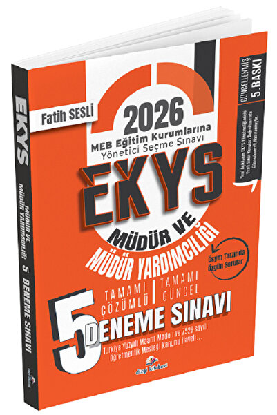 Makro Kitabevi Yayınları Dizgi 2026 MEB EKYS Müdür ve Müdür Yardımcılığı 5 De...