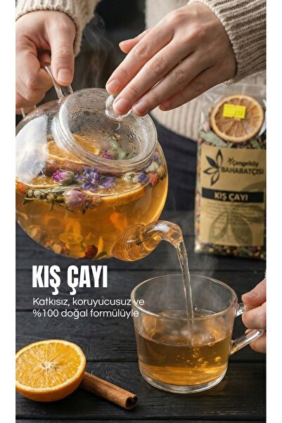 Çengelköy Baharatçısı Kış Çayı 21 Doğal Bitkinin Eşsiz Uyumu