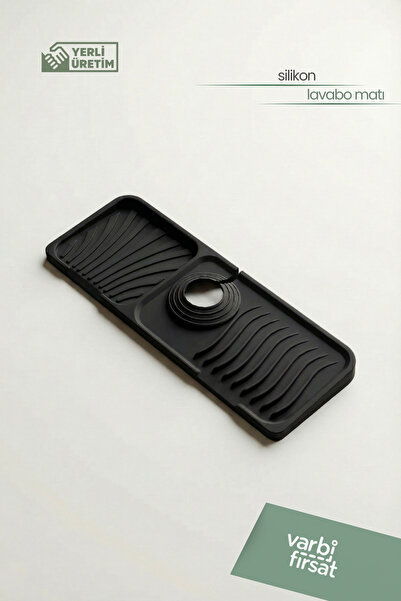 Varbifırsat Musluk Matı Elastik Silikon Mutfak Ve Banyo İçin Lavabo Su Tutucu Musluk Ve Batarya Matı