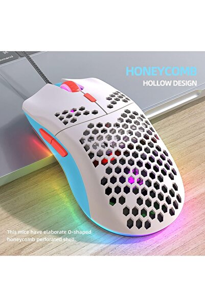 SKYNEX Usb Rgb Gaming Oyuncu Mouse Beyaz Rgb Rainbow