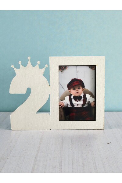 FOTO SHOP 2 Yaş Doğum Günü Fotoğraf Çerçeveli Magnet 10'lu