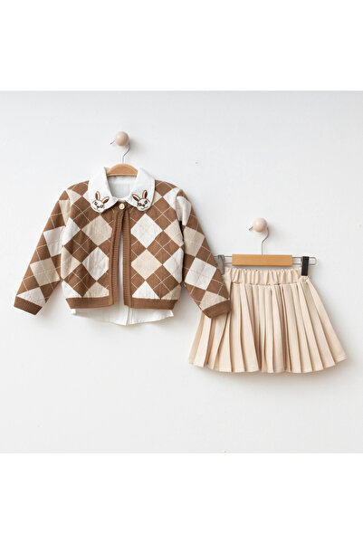 My Lusa baby wear Set de tricotaje pentru fetiță My Lusa Baby Maral cu jachet...