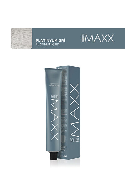 MAXX DELUXE Tüp Saç Boyası 100 ml Platinyum Gri