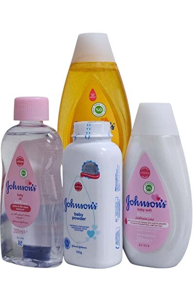 Johnson Baby Care Set 4×1 Shampoo + Oil + Powder + Lotion