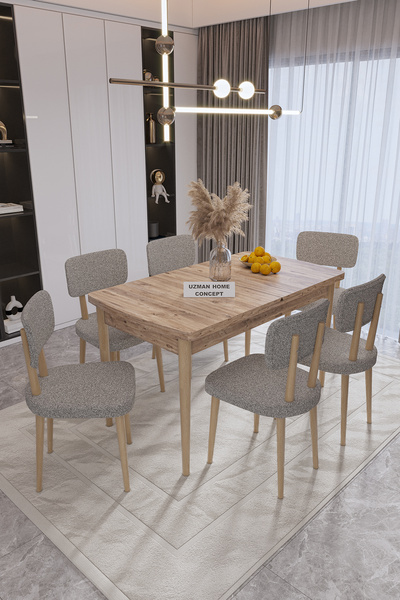 UZMHOME Sofia Mutfak Masa Takımı,Mutfak Masası,Yemek Masası,Masa Takımı Açıla...