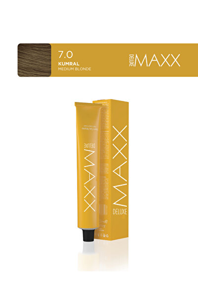 MAXX DELUXE Tüp Saç Boyası 100 ml 7.0 Kumral