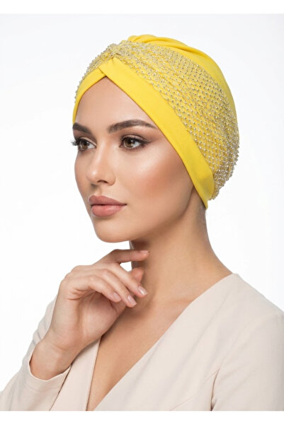 Daisy Dış Bone Tesettür Eşarp Abiye Bone Bohem Vintage