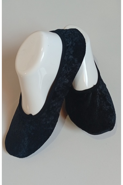 Nesil Hac Umre ve Tavaf Patiği Siyah Ev patiği, sade babet 001