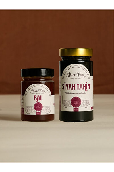 İNANÇ FIRIN Doğal Bal 450 g + Siyah Tahin 500 g | Katkısız İkili Paket