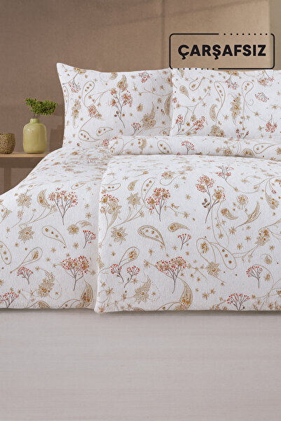 NazeninHome Set cuvertură dublă pentru pilota de pat Gofre 100% bumbac Liselotte