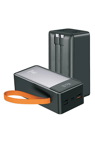 Spon بنك طاقة محمول بسعة 50000 مللي أمبير/ساعة مع شاحن مدمج للآيفون وشاحن من النوع C