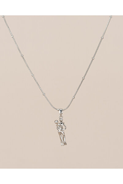 Portakal Esintisi قلادة زوجين مع شخصيات تعانق بعضها البعض