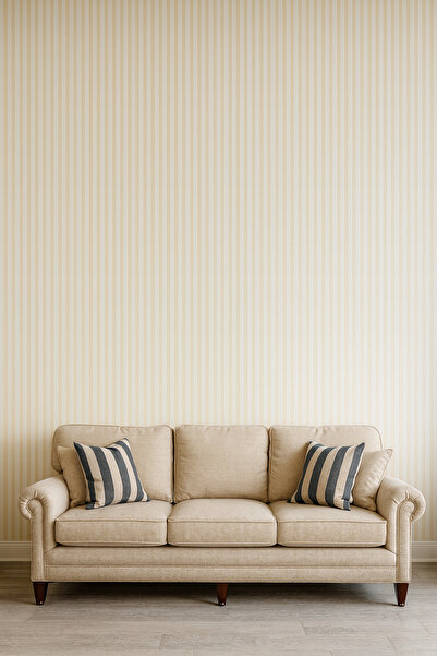 Zimmer 12642 Looney Tunes 5m2 Duvar Kağıdı - 53x1000cm Düz Çizgili Duvar Kağıdı