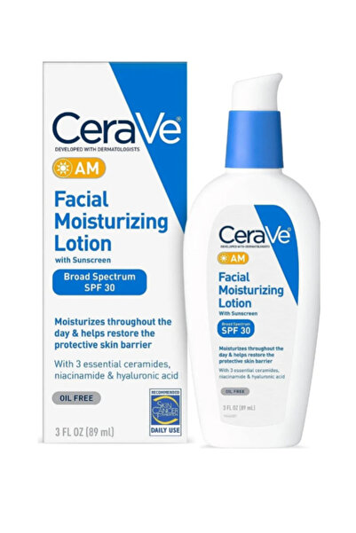 CeraVe AM Moisturizing Face Lotion with SPF 30, 89 ml
