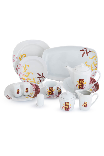 HIC Ceramic Dinner set 51 pieces for 6 persons