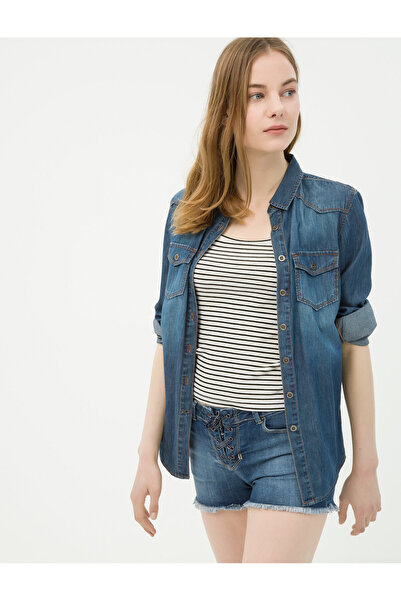 Koton Normal Bel Jean Şort