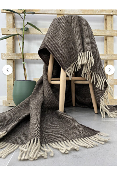 GENÇEV HOME COLLECTİONS وسادة ركبة سكوتش من الصوف الخالص 100% - بطانية تلفزيو...