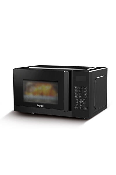 İMPEX 20L Digital Microwave Oven With Easy Reheat And Defrost Function 700W Black