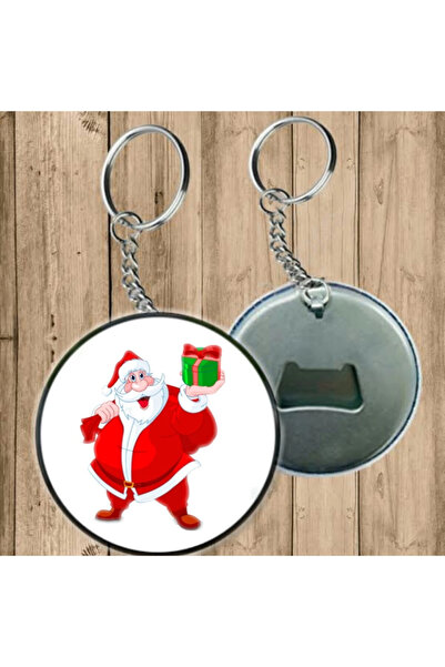 Özcan Tasarım سلسلة مفاتيح مع سانتا كلوز - سلسلة مفاتيح مع فتاحة