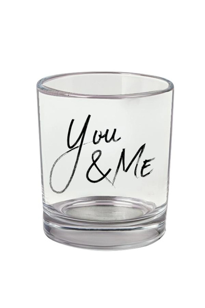 Özcan Tasarım كأس ويسكي مكتوب عليه You Me - كوب مكتوب عليه
