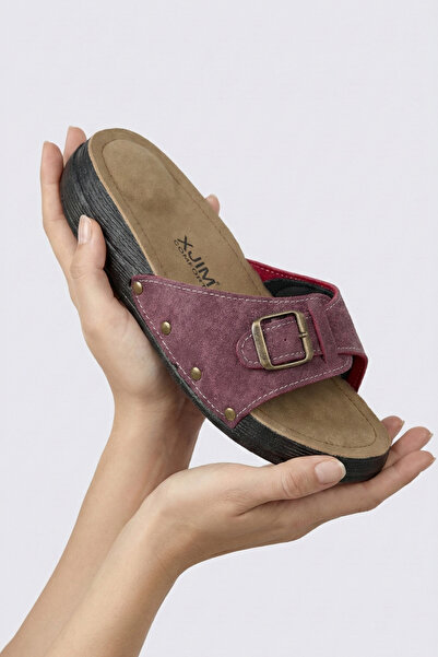 XJIM Papuci ortopedici de damă bordeaux Hallux Heel Spur Bone Protrusion Supo...