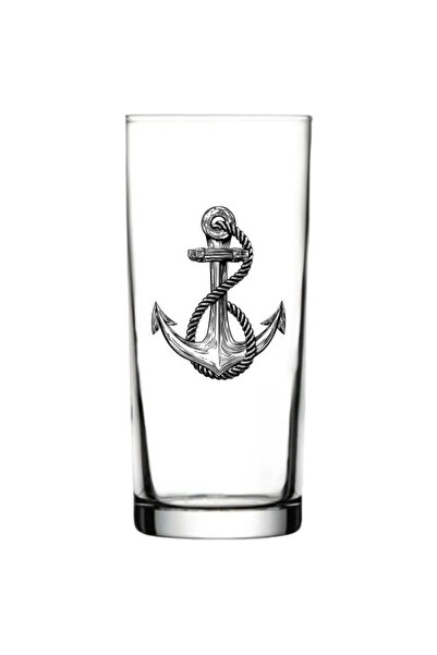 Özcan Tasarım كوب راكيا مطبوع عليه مرساة - كوب راكيا بحار