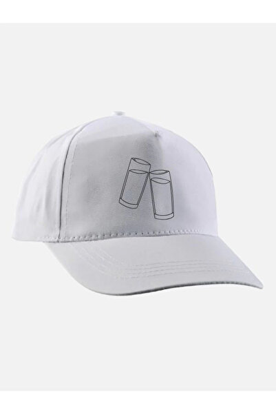 Özcan Tasarım Pălărie imprimată cu pahar - Pălărie cu pahar