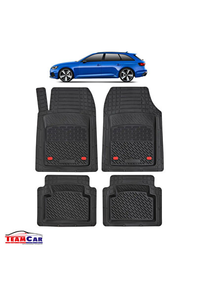 TEAMCAR Πατάκια αυτοκινήτου τύπου δίσκου συμβατά με Audi A4 B9 Avant, Estate ...
