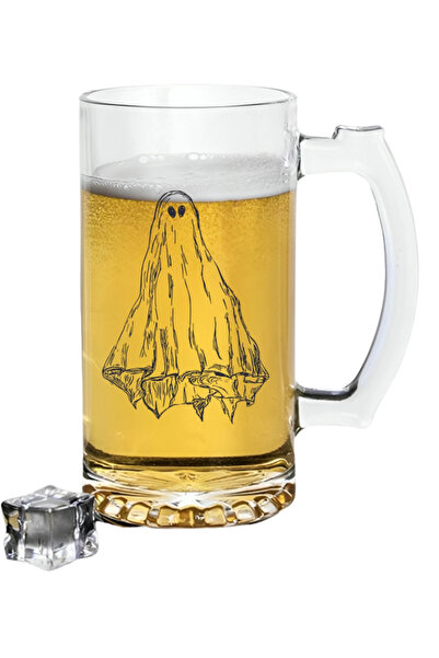 Özcan Tasarım كوب بيرة مطبوع عليه شبح - كوب بيرة