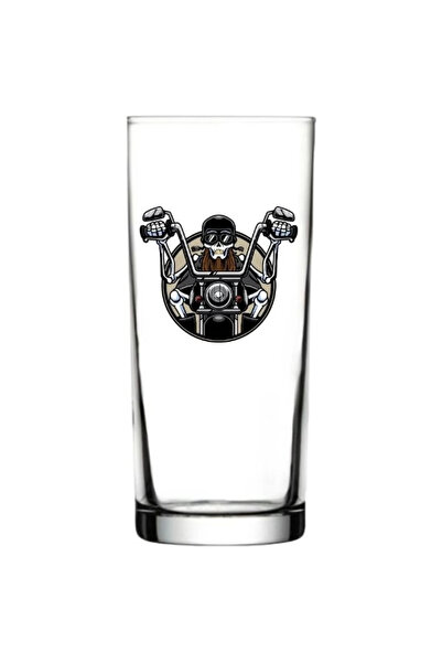 Özcan Tasarım كأس راكيا مطبوع عليه دراجة نارية - كأس راكيا موديل دراجة نارية