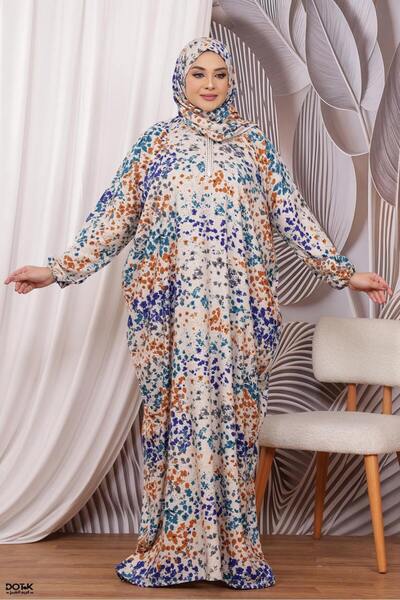 Genrics اسدال صلاة بطرحه متصله الخامه قطن ضدة الانكماش