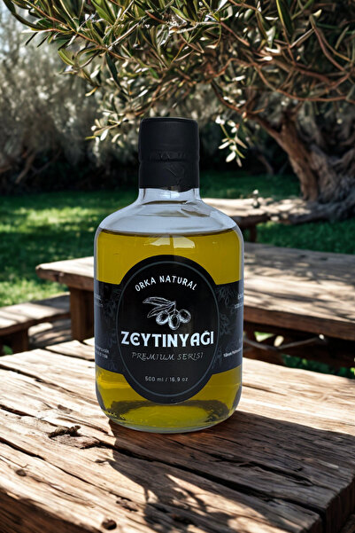 Orka Natural Yüksek Polifenollü Soğuk Sıkım Organik Filtresiz Zeytinyağı - 50...