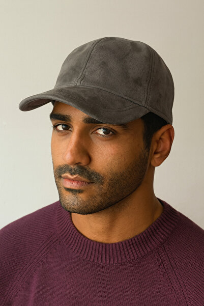 Rupen Kraft 100% Genuine Suede Leather Hat Sports Hat Cap Suede Hat Leather Hat Chamois Adjustable Size