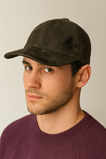 Rupen Kraft 100% Genuine Suede Leather Hat Sports Hat Cap Suede Hat Leather Hat Chamois Adjustable Size