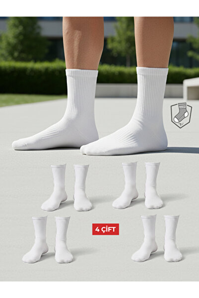 Cousen 4 أزواج من جوارب التنس الفاخرة للرياضة اليومية للجنسين مصنوعة من القطن...