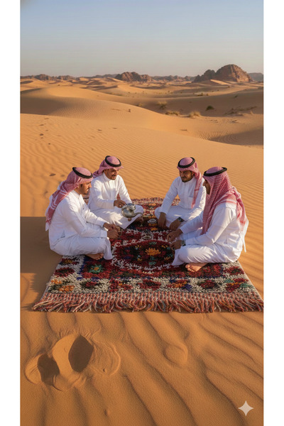 Al Kaffary Carpet سجادة فورو البادية سجادة أنيقة تضيف الدفء والأناقة،