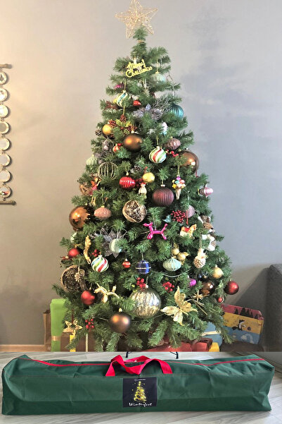Winterfest Yılbaşı Ağacı 190 Cm 600 Dallı Taşıma Çantası Hediyeli