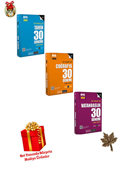 Pegem Akademi Yayıncılık Pegem 2026 Kpss Tarih Coğrafya Vatandaşlık 90 Deneme...