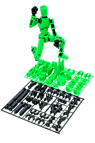 Grand TALİSMAN Oynar Eklemli Hareketli Robot Oyuncak Aksiyon Figürü 3D Baskı ...