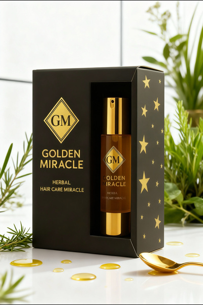 GM Golden Miracle Bitkisel Saç Bakım Yağı– Saç Dökülmesi Karşıtı+Hızlı Uzatma+Parlaklık&Yoğun Onarım