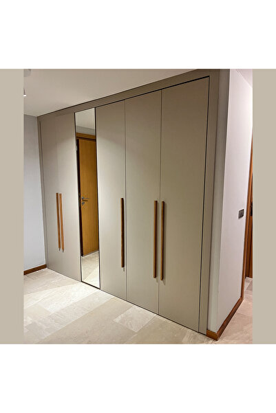 Atolye 10 Ahşap Dolap Kulbu, Vestiyer Kulbu 60 Cm